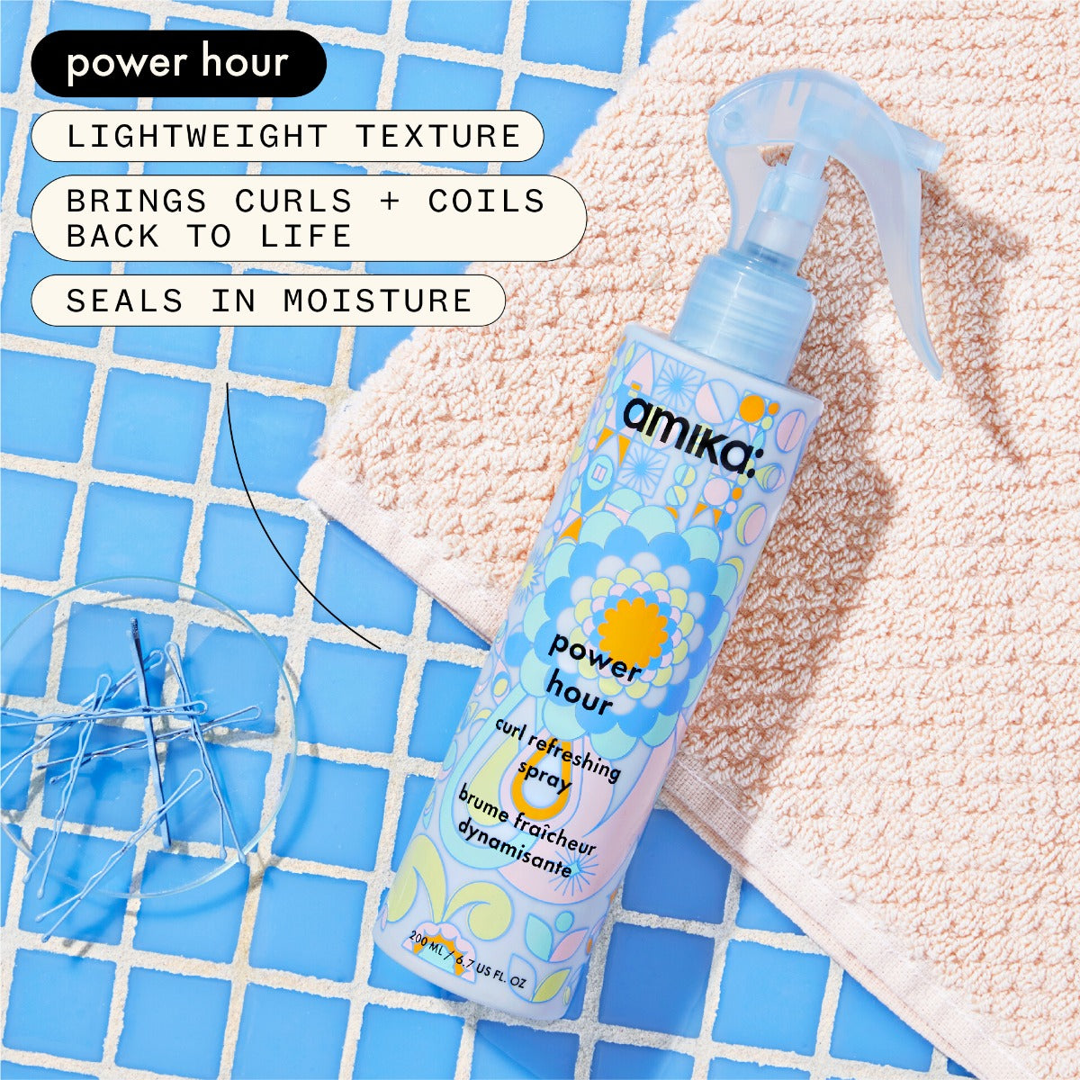 Amika Power Hour Curl Erfrischungsspray