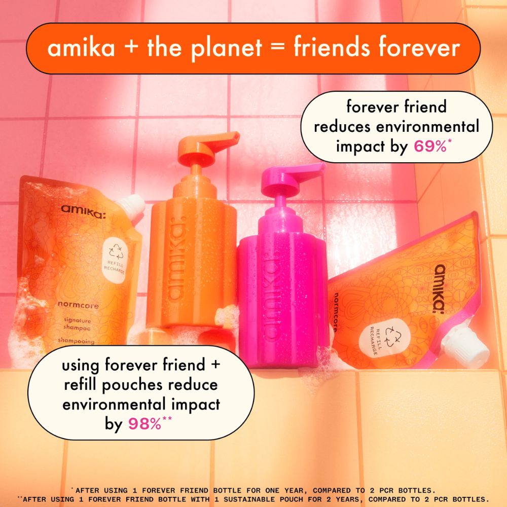 amika tritan nachfüllbare flasche conditioner