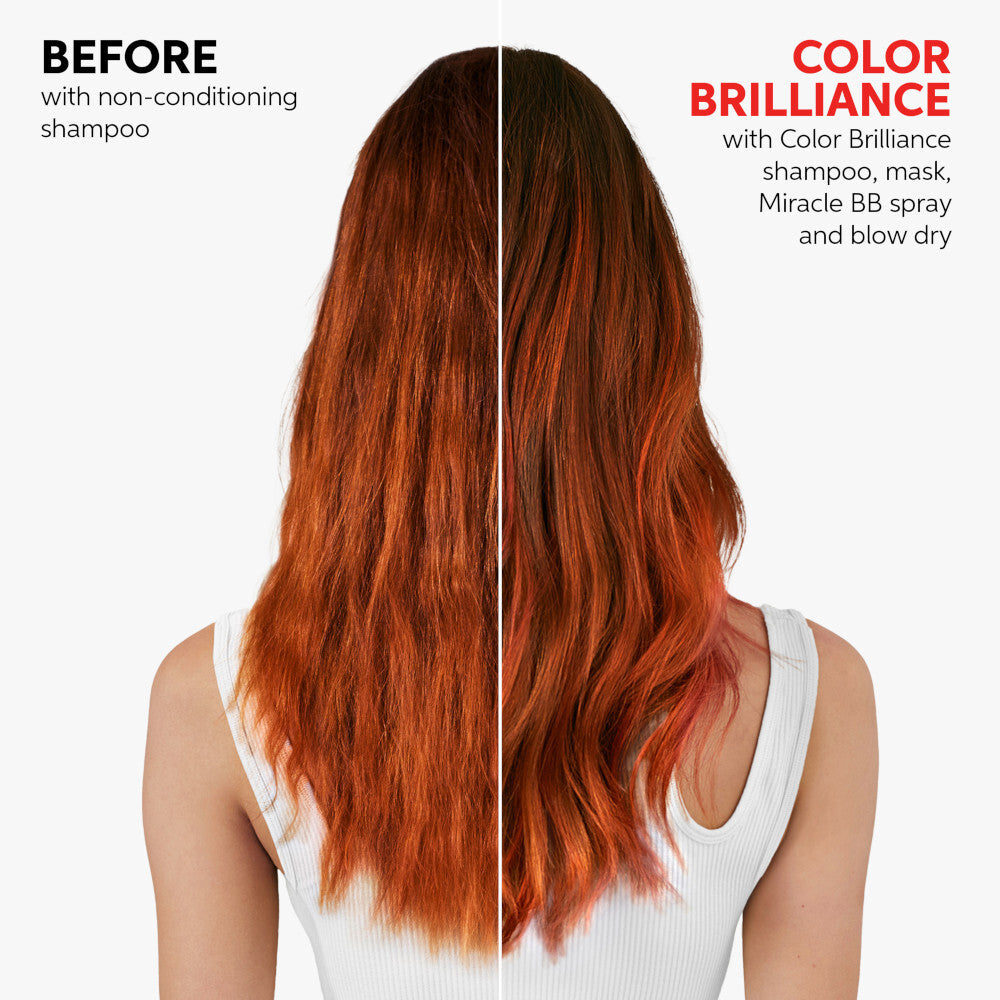 Wella Colour Brilliance Shampoo Grob Vorher und Nachher