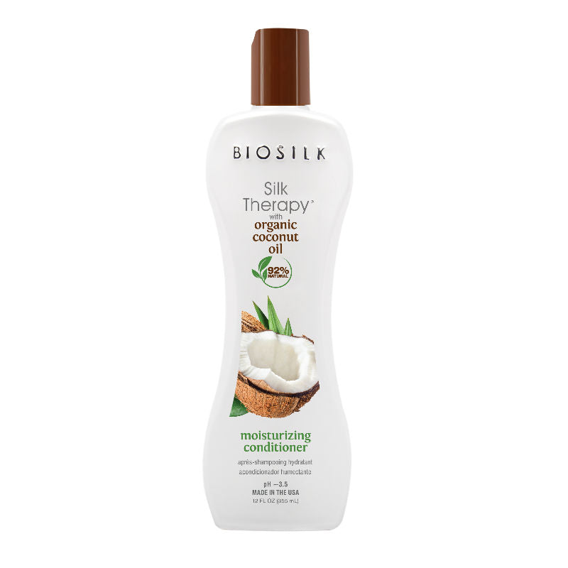 BioSilk Silk Therapy mit Kokosnussöl Feuchtigkeitsspendende Spülung