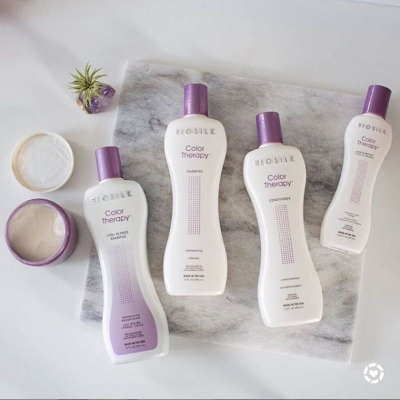 BioSilk Color Therapy Kühles Blondes Shampoo 3