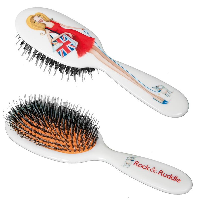 Rock &amp; Ruddle Haarbürste Miss Daisy Union Jack